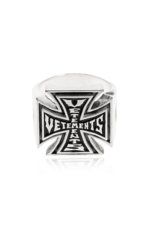 VETEMENTS Signet ring with logo | Men's | Vitkac